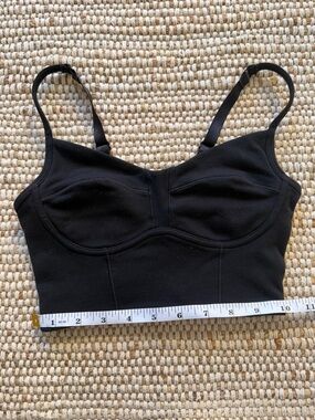 Lululemon Black Longline Sports Bra